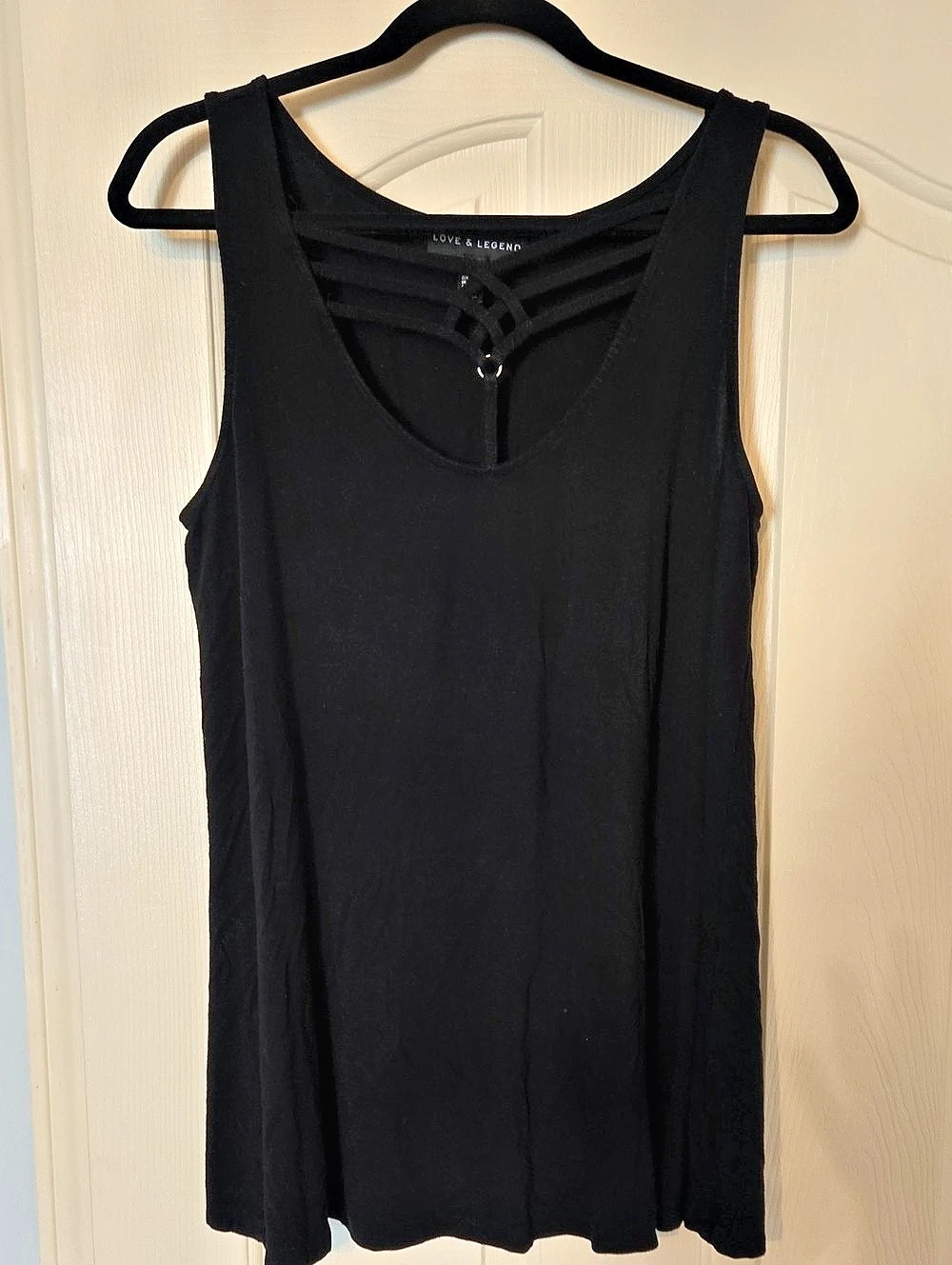 Love & Legend Black Tank Top